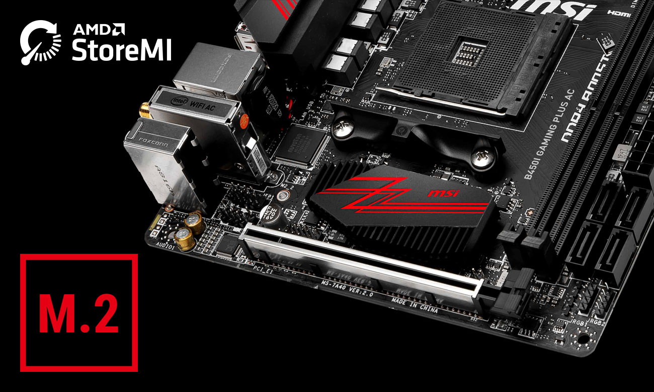 MSI B450i Gaming Plus AC マザーボード + メモリ B450I GAMING PLUS AC | MSI マザーボード AMD B450チップセット